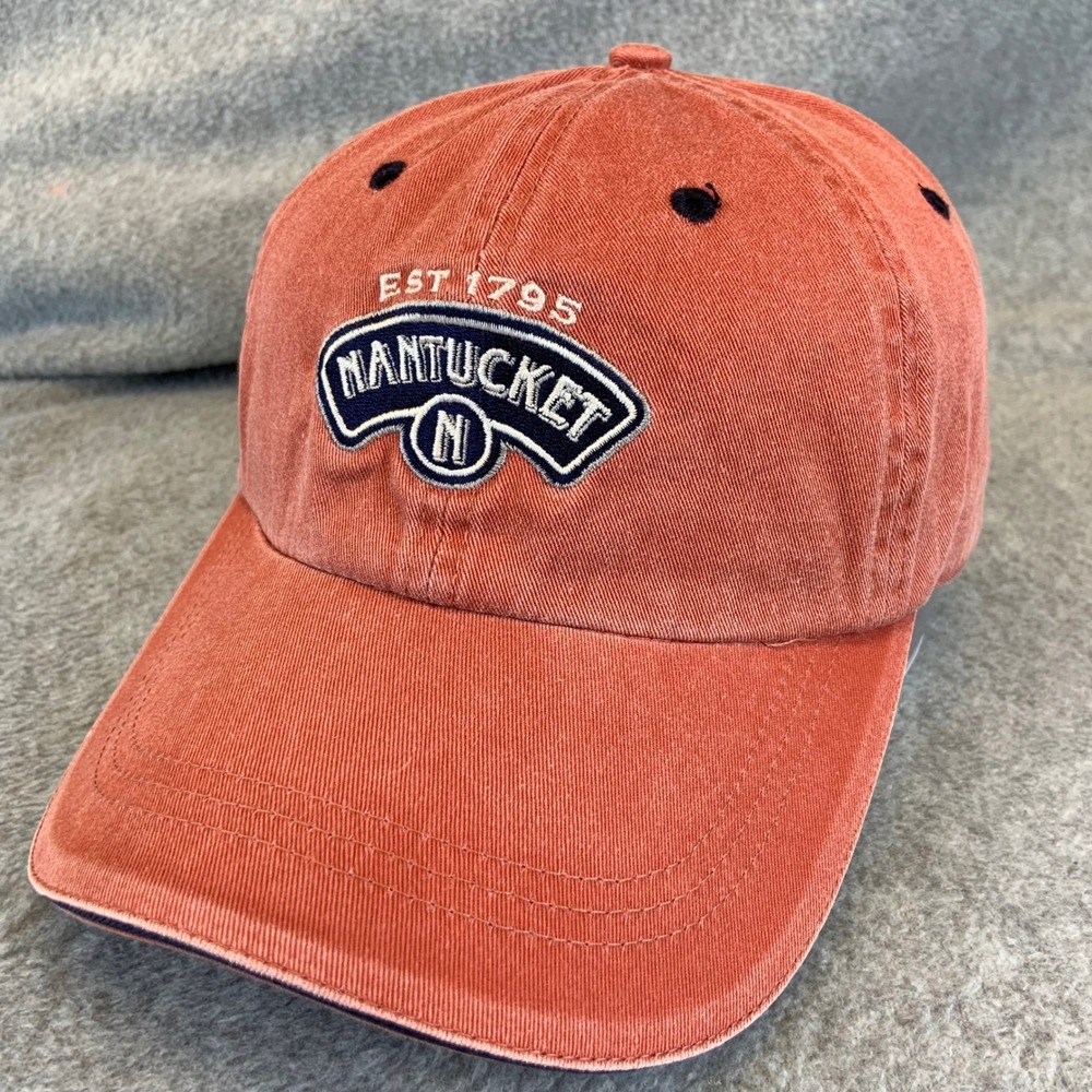 Nantucket Est 1795 Unisex  Ahead Hat Vintage Wash Adjustable OSFM